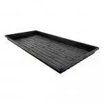 Bootstrap Farmer Shallow Extra Strength 1020 Microgreen Trays With Holes Black