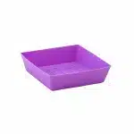 5X5 SHALLOW MICROGREEN TRAYS PURPLE NO HOLES