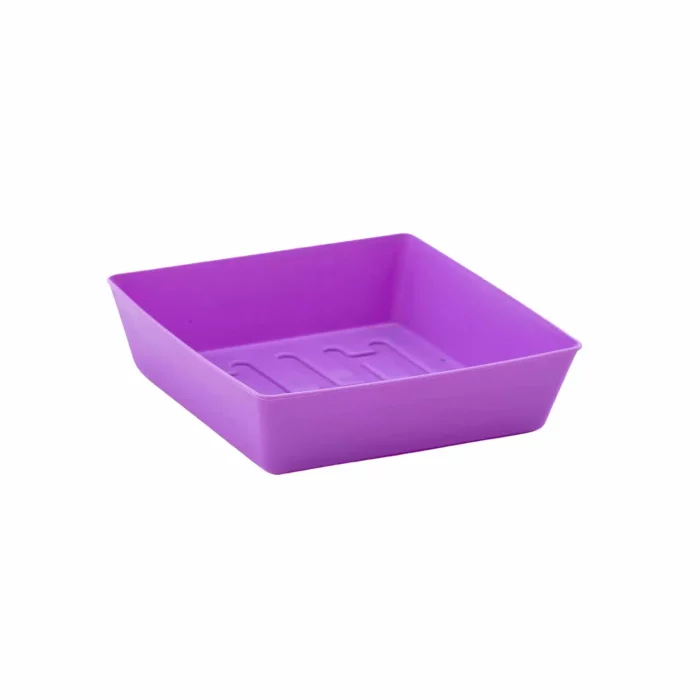 5X5 Shallow Microgreen Trays Purple No Holes