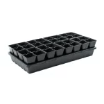 4 Cell Tray Insert | Black in tray