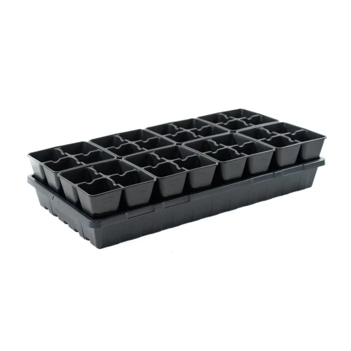 4 Cell Tray Insert | Black In Tray