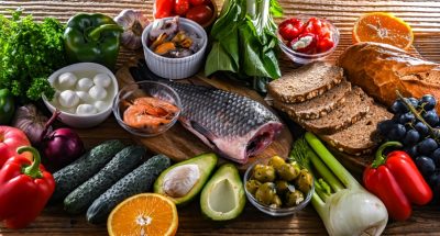 Food Products Representing The Mediterranean Diet Which May Improve Overall Health Status