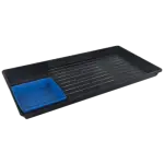 1020 Black Shallow Tray 5x5 Blue 1