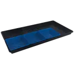 1020 Black Shallow Tray 5x5 Blue 3