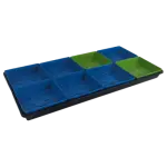 1020 Black Shallow Tray 5x5 Blue Green (3)