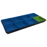 1020 Black Shallow Tray 5x5 Blue Green (4)