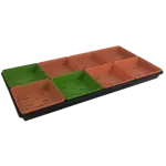 1020 Black Shallow Tray 5x5 Orange Green (2)