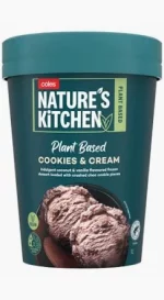 PLANT BASED COOKIES AND CREAM ICE CREAM