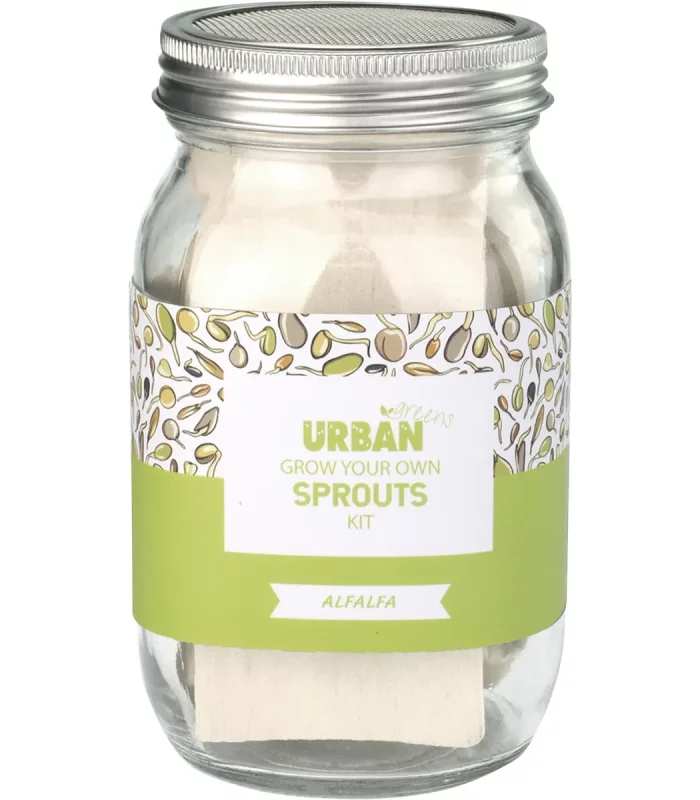 Urban Greens Grow Your Own Sprouts Kit Alfalfa