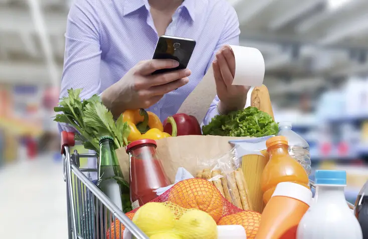 Stretching The Grocery Budget Without Compromising Nutrition – A Fresh Look At Homegrown Food | Natural Yield Woman Checking The Grocery Receipt
