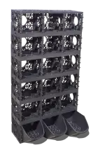 Gro-Wall Kit Assembled 3 Pots
