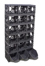 Gro-Wall Kit Assembled 3 Pots