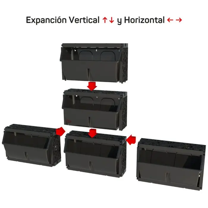 Gro Wall Slim Pro Expancion Vertical Y Horizontal 1 | Natural Yield