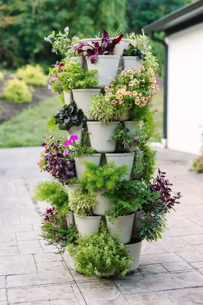 Greenstalk Vertical Planter 7 Tier Stone