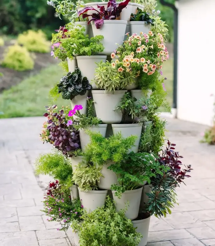 Greenstalk Vertical Planter 7 Tier Stone