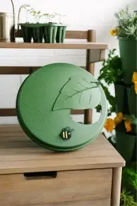 Greenstalk Garden Lid Evergreen Open
