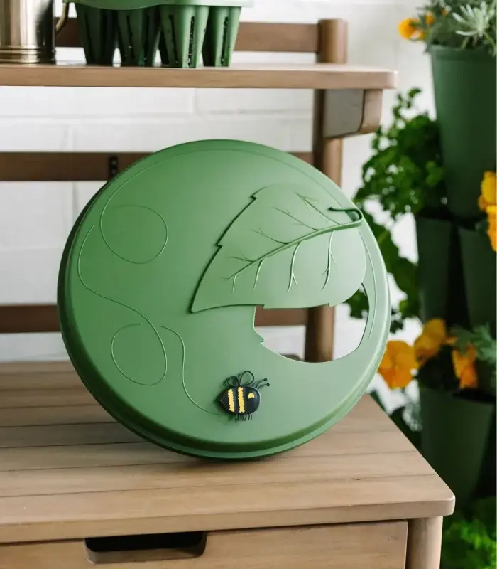 Greenstalk Garden Lid Evergreen Open