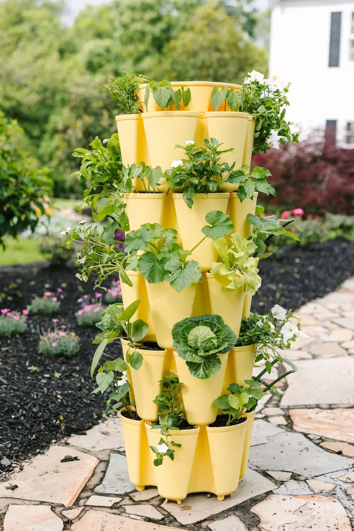 Greenstalk Vertical Planter 5 Tier Lemon