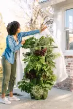 Greenstalk Vertical Planter Frost Cover Covering