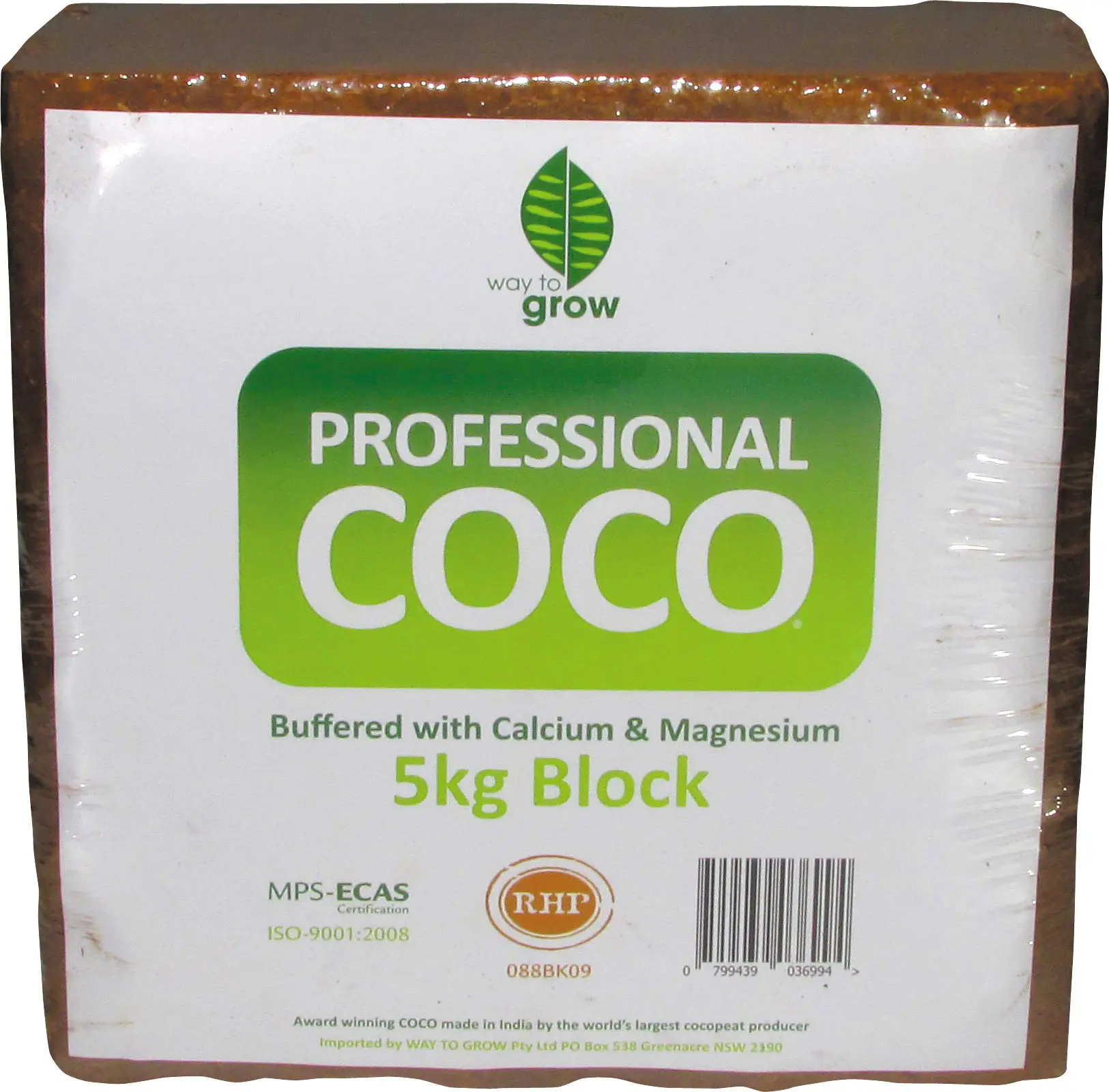 W2Gpcb-0 W2G Professional Coco 5 Kg Block