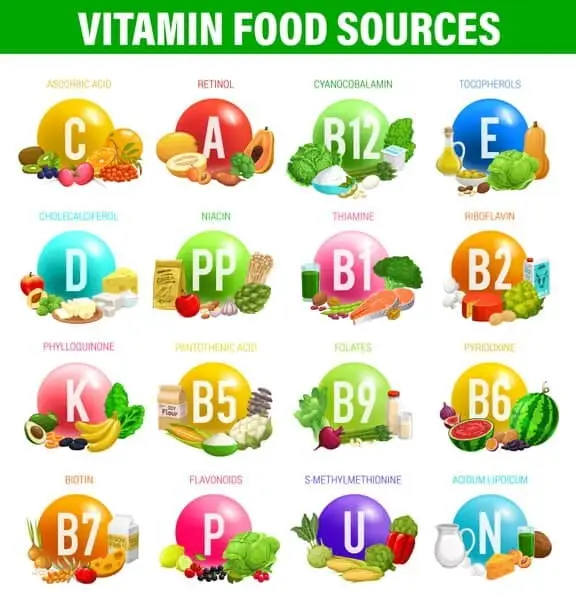 Vegetable And Vitamins